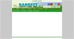 Desktop Screenshot of barrettlawncare.com